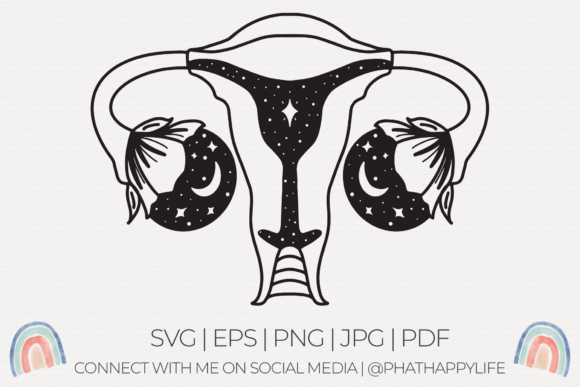 Celestial Uterus Pro Roe Womens Right Graphics