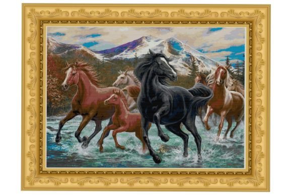 Cross Stitch Patterns Horse, Animals 58