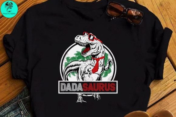 Dadasaurus Svg Graphic by Dragon.design · Creative Fabrica