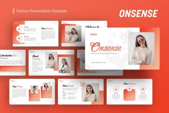 Preview of Fashion Presentation - Onsense fashion presentation template