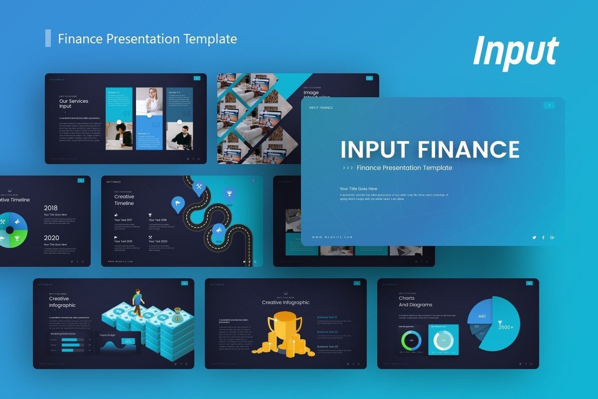 Input Finance Presentation Template for Professional and Creative Use