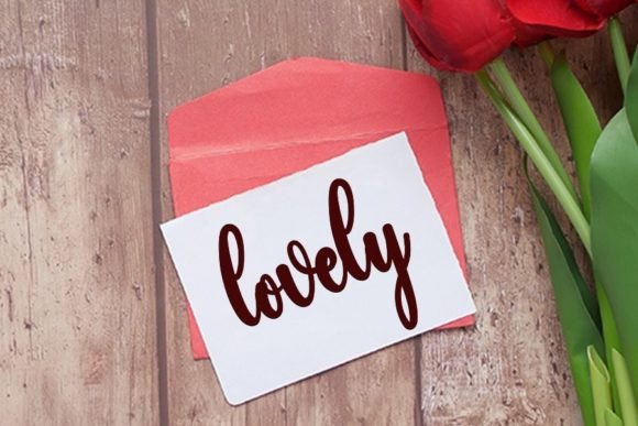 Flower Font - Preview 1
