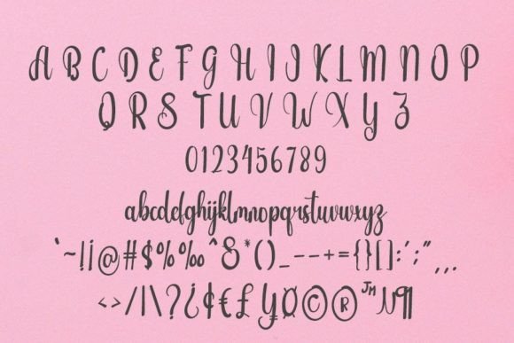 Hamilton Font - Preview 4