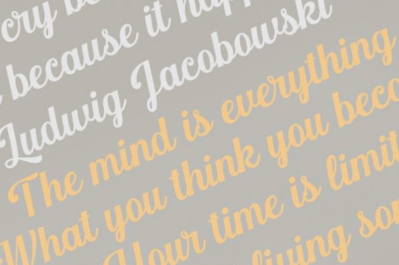 Meldina Font font preview - 2