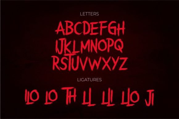 Milonet Font PNG with transparent background - Preview 2