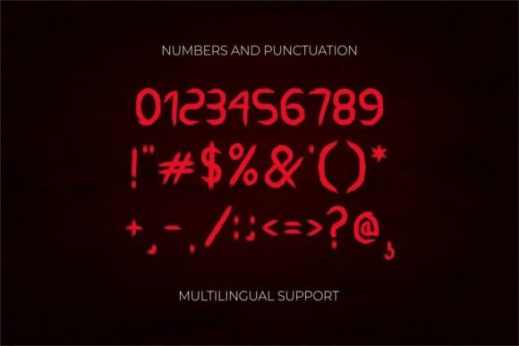 Milonet Font PNG with transparent background - Preview 3