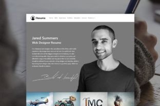 Resume & CV WordPress Theme Graphic by Visualmodo WordPress Themes ...
