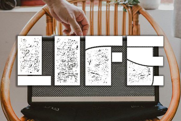 Retro Style Font PNG with transparent background - Preview 1