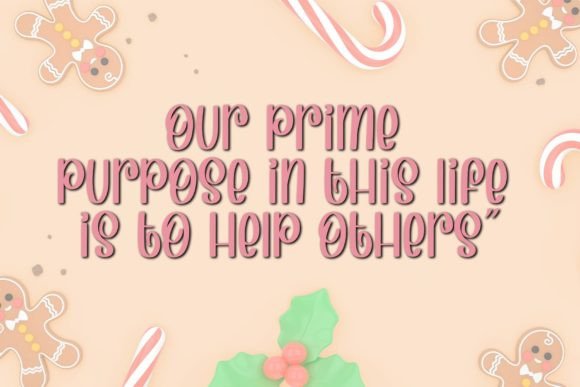 Candy Canes Font - Preview 1