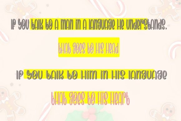 Candy Canes Font - Preview 3