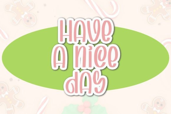 Candy Canes Font - Preview 4