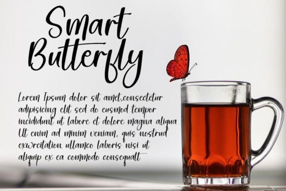 Butterfly Font - Preview 2