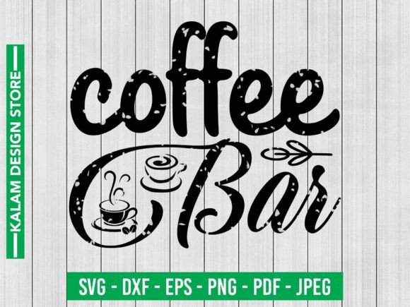Coffee Bar Svg Design 4