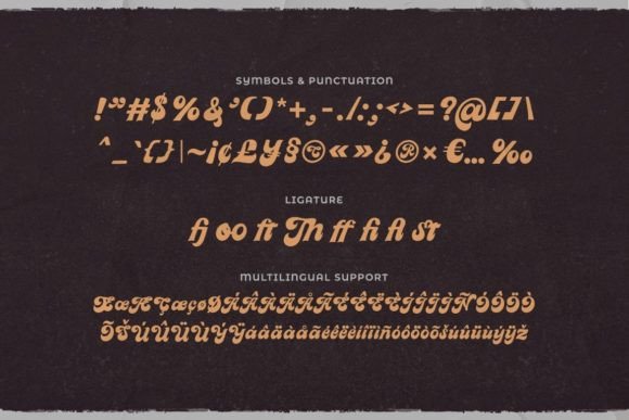 East Garage Font PNG with transparent background - Preview 2