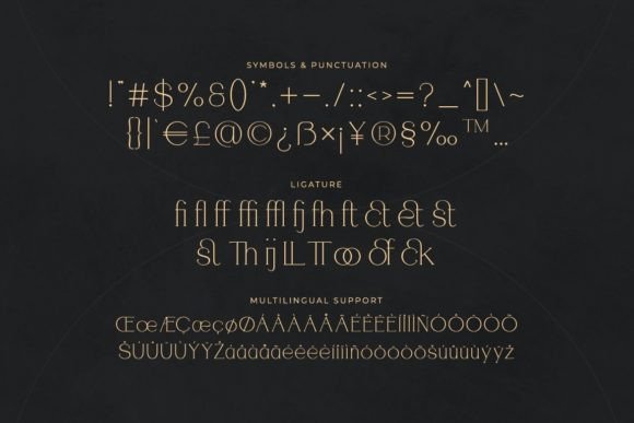 Gasetta Font - Preview 2