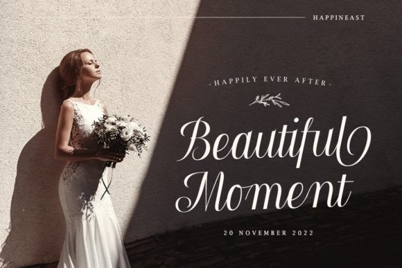Happineast Font PNG with transparent background - Preview 3