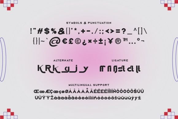 New Rugal Font PNG with transparent background - Preview 2