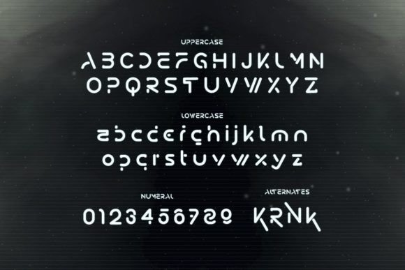 Return Space Font PNG with transparent background - Preview 1