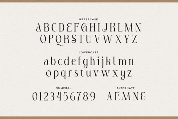 Shanemy Font PNG with transparent background - Preview 1