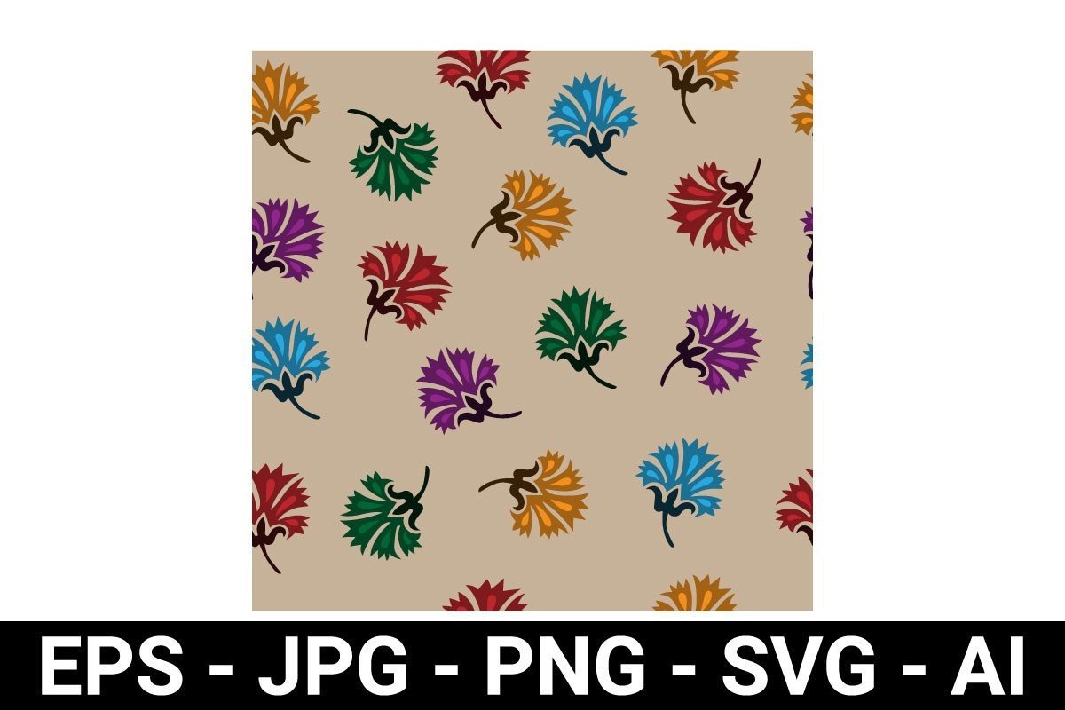 Colorful Floral Seamless Pattern Graphic by davidstephanus · Creative ...