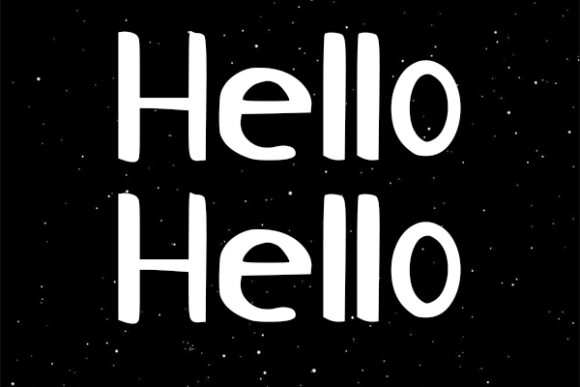 Hello Font - Preview 1