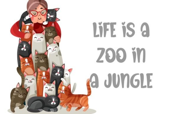 Life Love Font PNG with transparent background - Preview 1