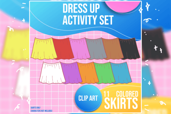 Cute Kids Dress Up Clip Art Set Graphic by annisayuwanda · Creative Fabrica