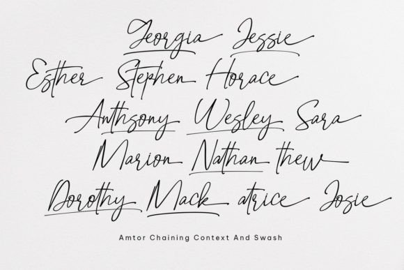 Amtor Font - Preview 3
