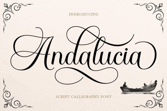 Andalucia signature font