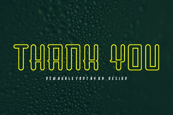 Bigo Jump Line Font - Preview 4