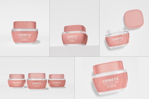 Cosmetic Cream Container Branding Mockup Graphic by xvector · Creative ...