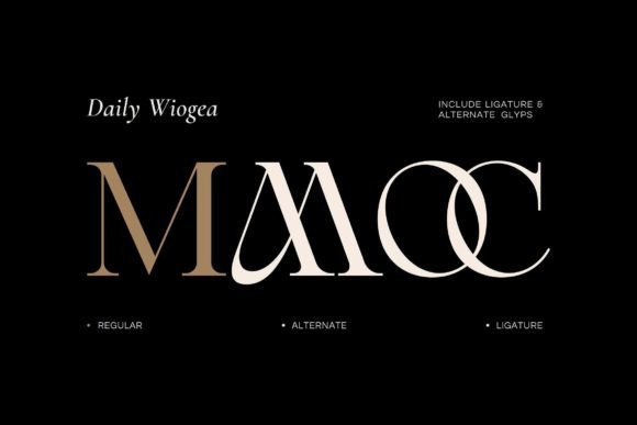 Daily Wiogea Font - Preview 2