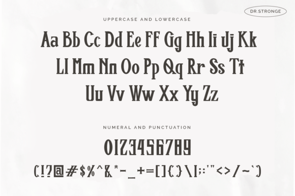 Dr.stronge Font - Preview 6