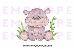 Jungle Animal Hippopotamus · Creative Fabrica