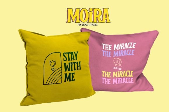 Moira Font font preview - 2