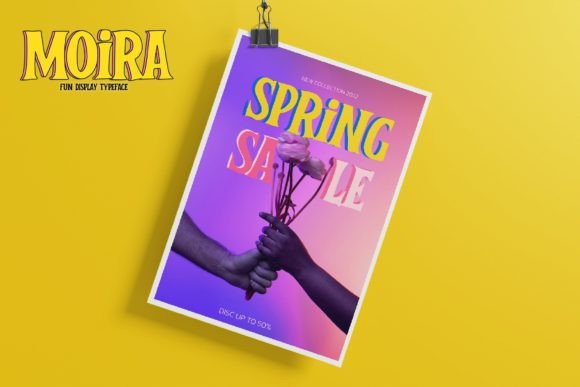 Moira Font font preview - 4