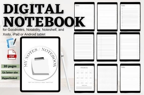 My Digital Notebook with Hyperlinked