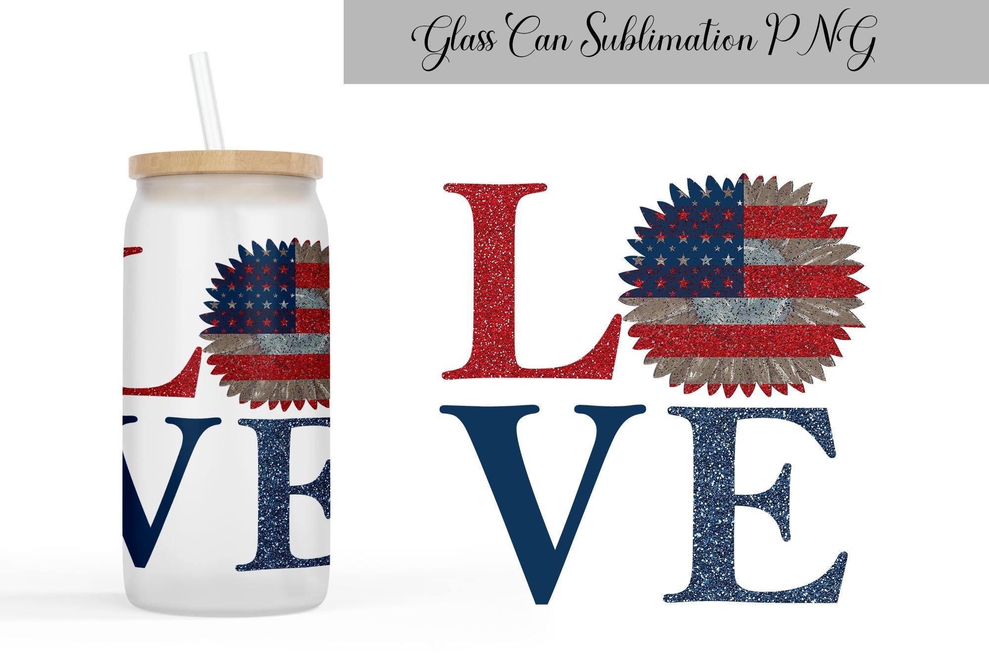 Patriotic Glass Can Wrap Graphic by WatercolorColorDream · Creative Fabrica
