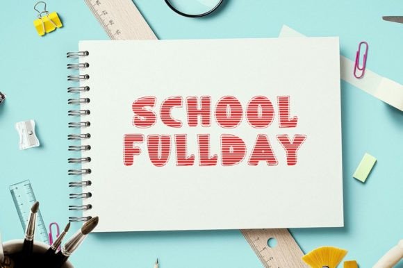 Retro Crayon Font PNG with transparent background - Preview 1