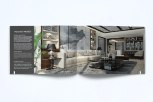 A4 Interior Design Portfolio Template Graphic by Unicode Studio ...