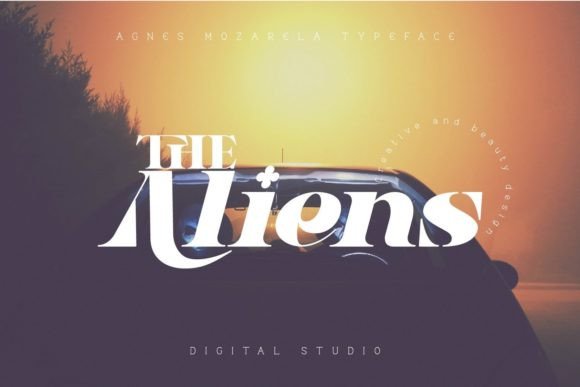 Agnes Mozarela Font - Preview 5