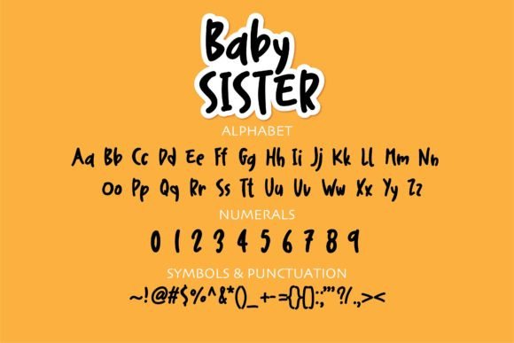 Baby Sister Font - Preview 1