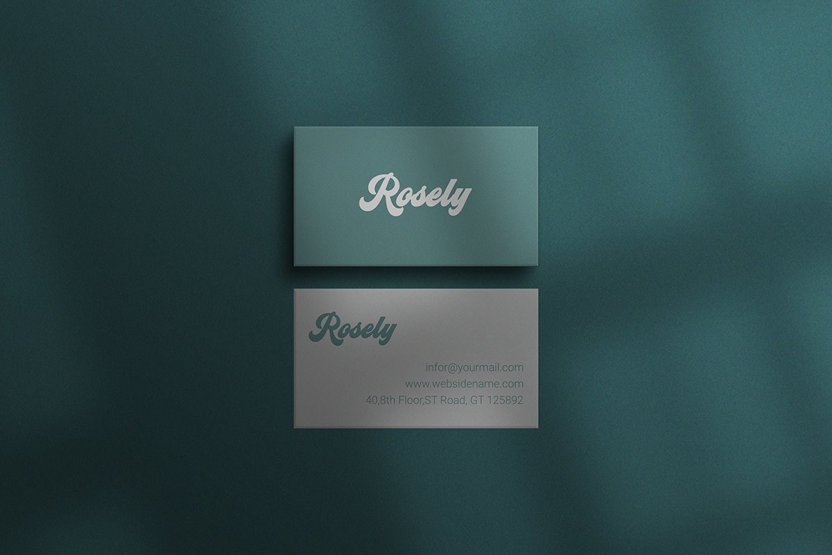 Business Card Mockup Design Graphic by sadhincosta128 · Creative Fabrica