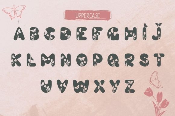 Butterfly Font - Preview 1