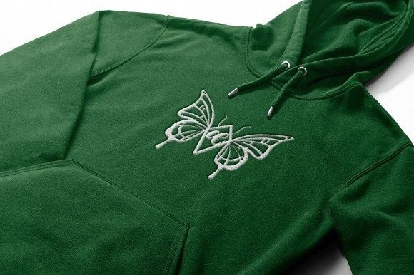 Butterfly Wings Monogram Font - Preview 2
