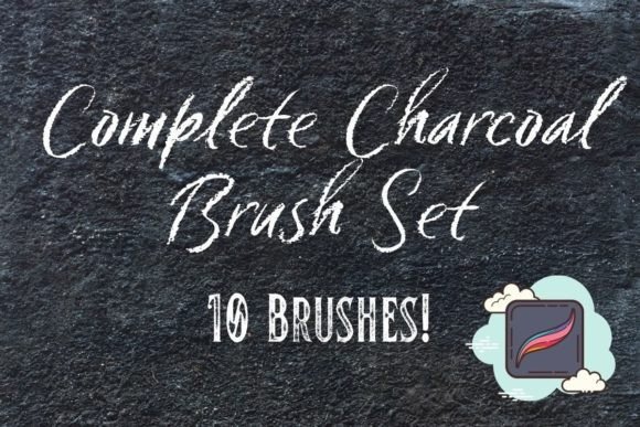 Charcoal Pencil Procreate Brushes
