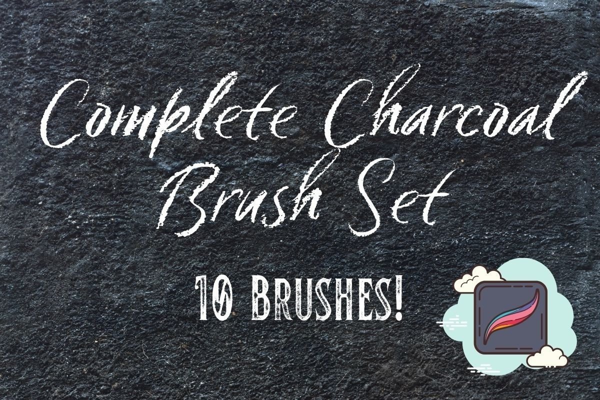Charcoal Pencil Procreate Brushes