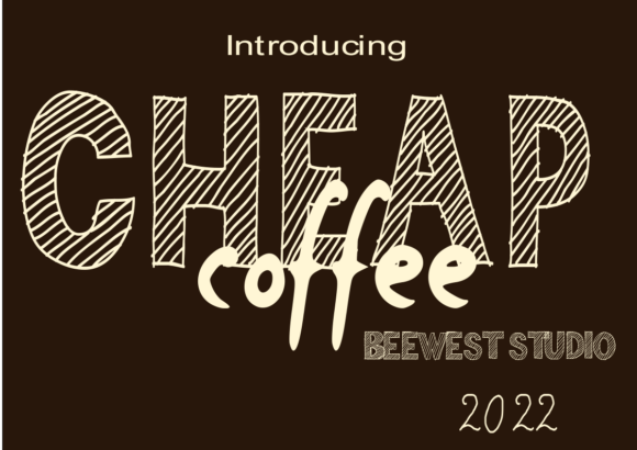 Cheap Coffee Font - Preview 2