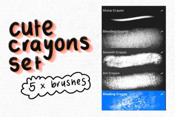 Crayons Procreate Brushes