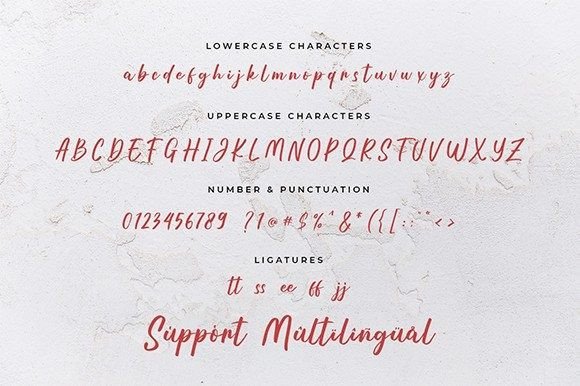 Emily Berlinda Font PNG with transparent background - Preview 5